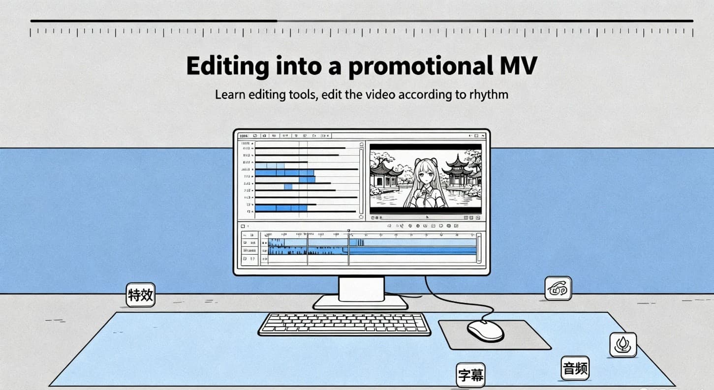 6.	Editing into a promotional MV